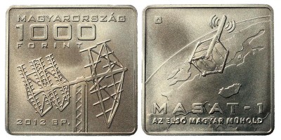 1000 forint MASAT-1 2012 BU